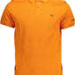 Transitional Orange Cotton Polo for Men