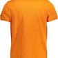 Transitional Orange Cotton Polo for Men