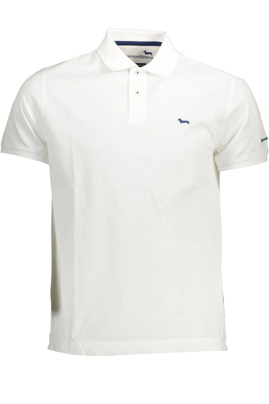 Elegant White Regular Fit Polo Shirt