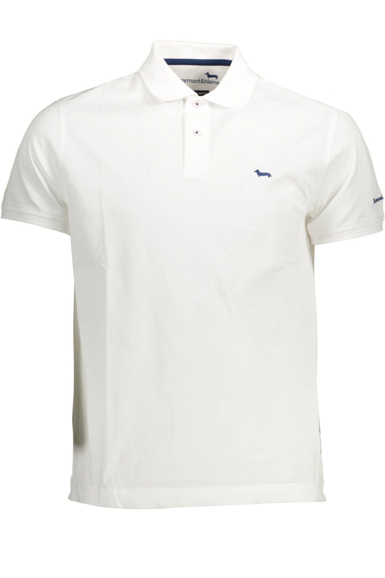 Elegant White Regular Fit Polo Shirt