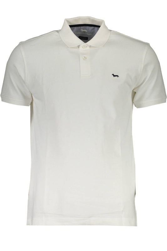 Elegant White Regular Fit Polo Shirt