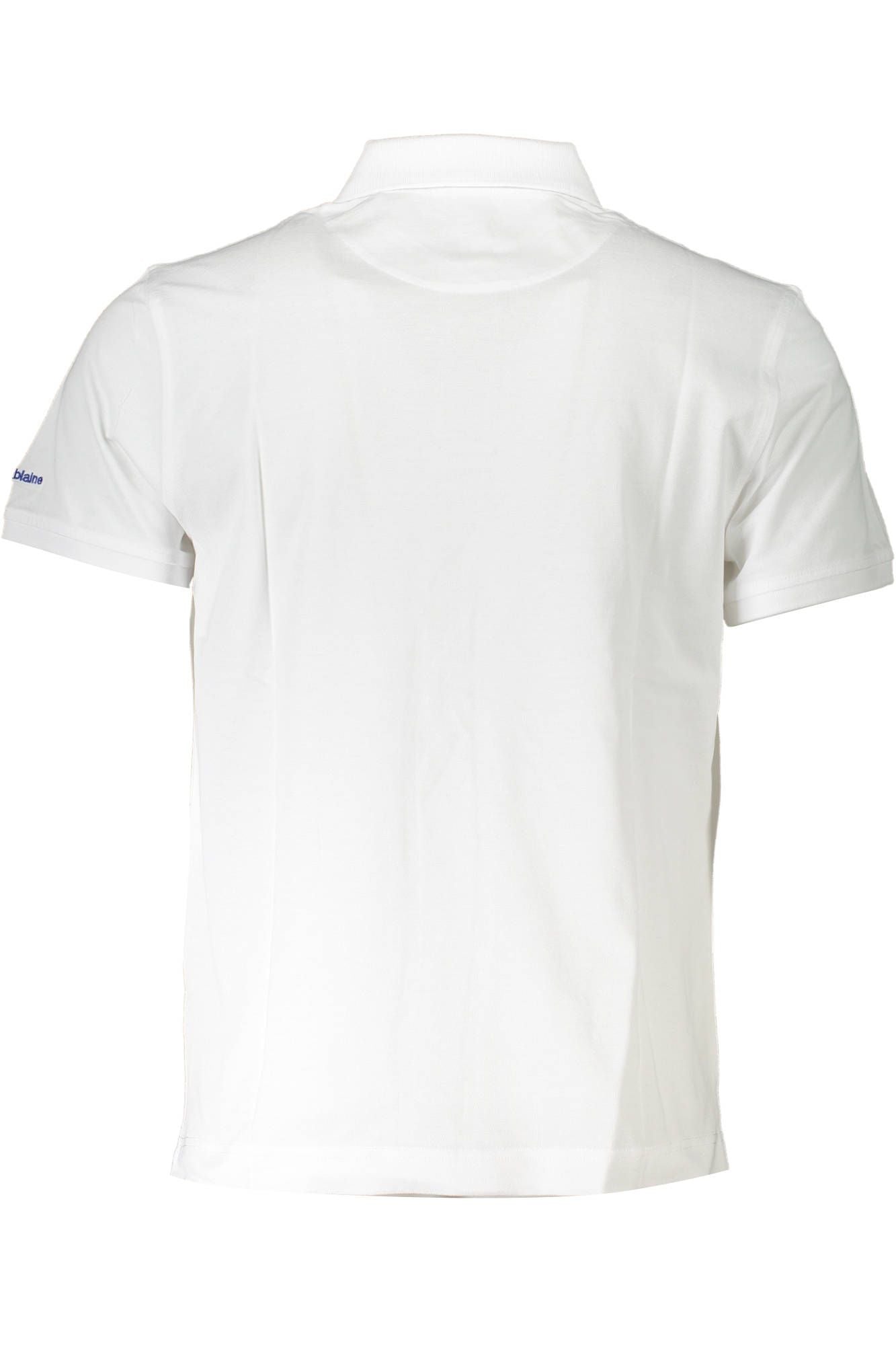 Elegant White Embroidered Polo