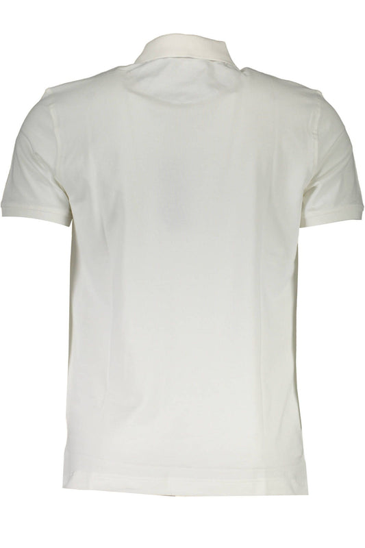 Elegant White Regular Fit Polo Shirt