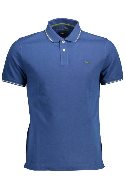 Sophisticated Slim Fit Blue Polo Shirt