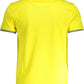 Chic Yellow Slim Fit Cotton Polo Shirt