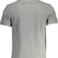 Slim-Fit Embroidered Grey Polo Shirt