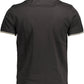 Chic Contrast Detail Polo with Embroidery