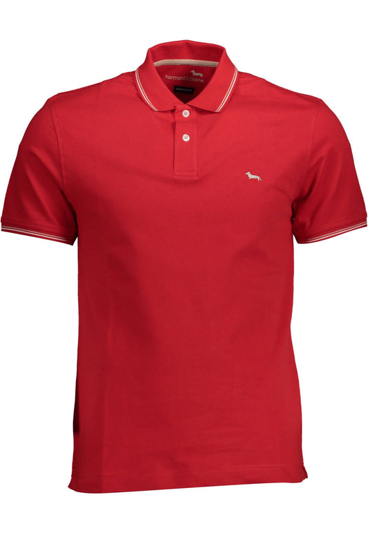 Sleek Pink Polo with Contrast Detailing