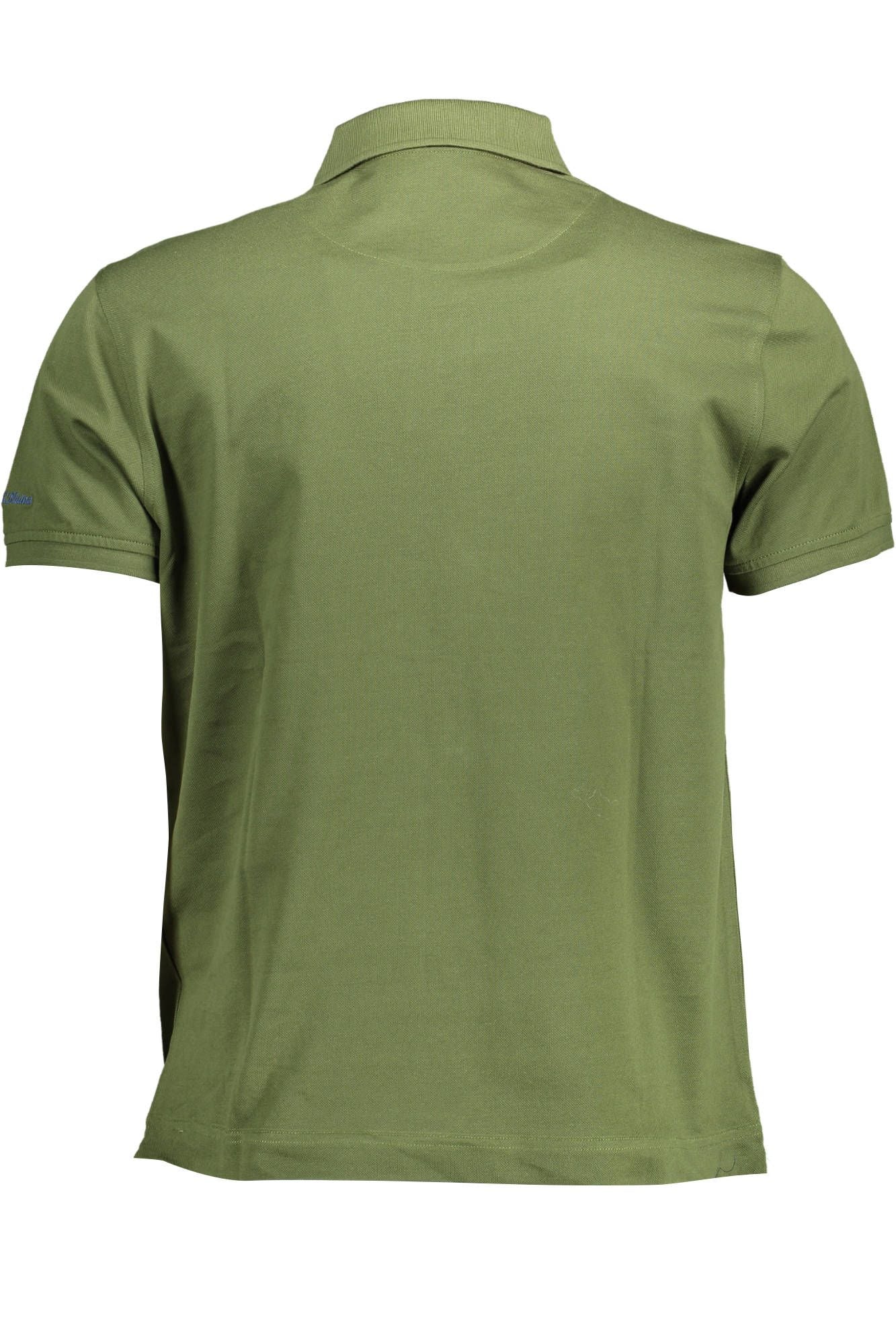 Chic Green Embroidered Polo for the Modern Man