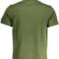 Elegant Green Cotton Polo Shirt
