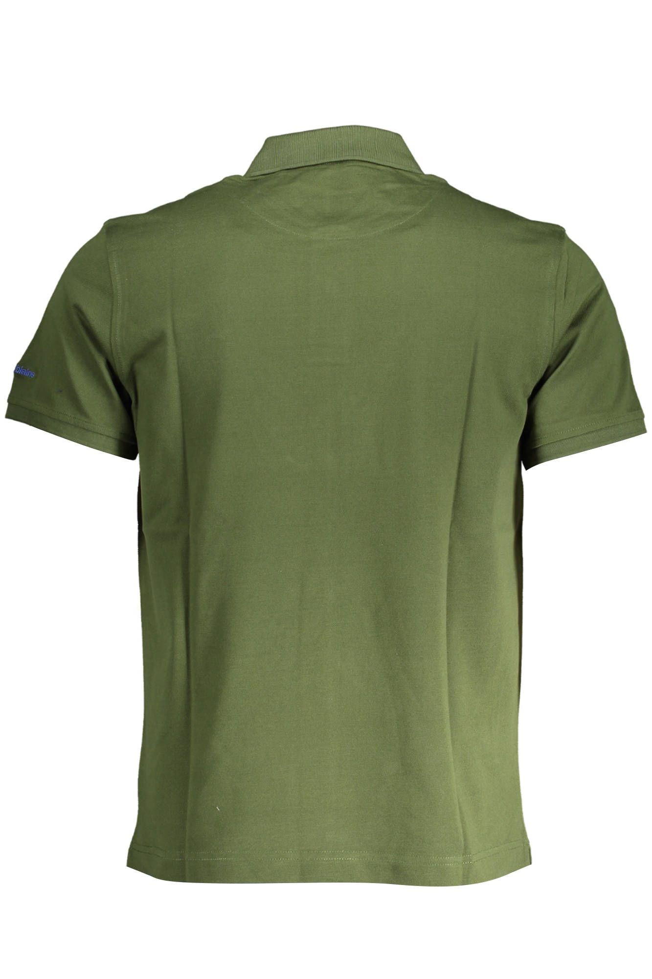 Elegant Green Cotton Polo Shirt