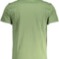 Slim-Fit Embroidered Green Polo Shirt