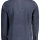 Refined Blue Cotton Polo with Contrast Detailing