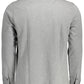 Elegant Long-Sleeved Gray Polo for Men