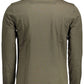 Chic Green Embroidered Cotton Polo