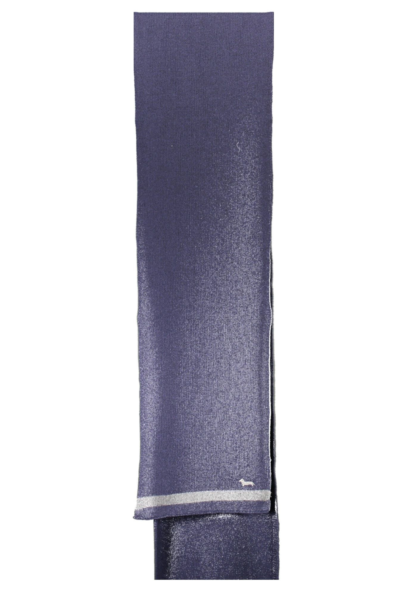 Elegant Wool-Cashmere Blue Scarf