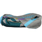 Classy Gray Wool-Blend Scarf with Embroidery