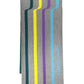 Classy Gray Wool-Blend Scarf with Embroidery