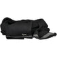 Elegant Black Wool-Cashmere Scarf