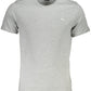 Sleek Round Neck Embroidered Tee