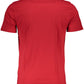 Svelte Red Embroidered Cotton Tee