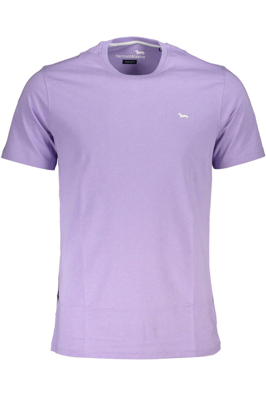Slim-Fit Embroidered Round Neck Tee