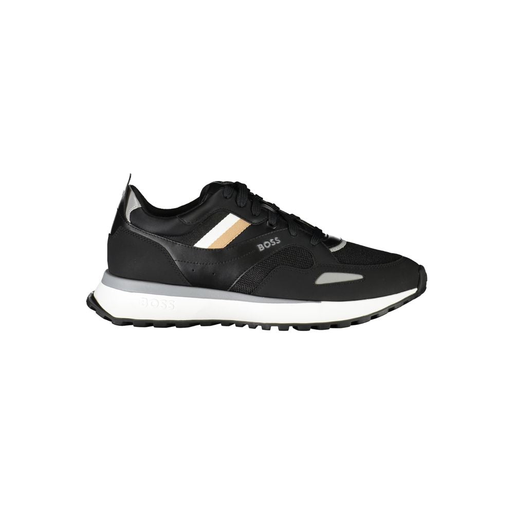 Sleek Black Jonah Runn Sports Sneakers