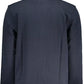 Sleek Long-Sleeved Blue Sweatshirt with Logo Detail
