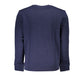Sleek Blue Organic Cotton Sweatshirt