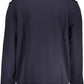 Elegant Blue Long-Sleeved Sweatshirt Couture