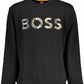 Elegant Black Cotton Blend Sweatshirt