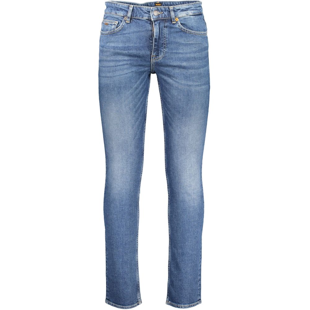 Sleek Slim Fit Washed Denim