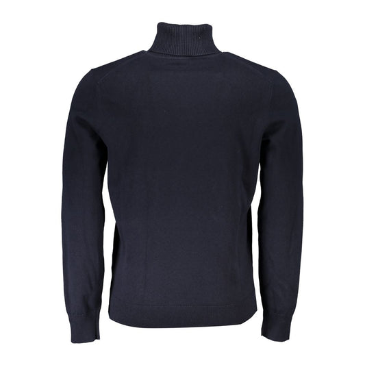 Elegant Turtleneck Cotton-Cashmere Sweater