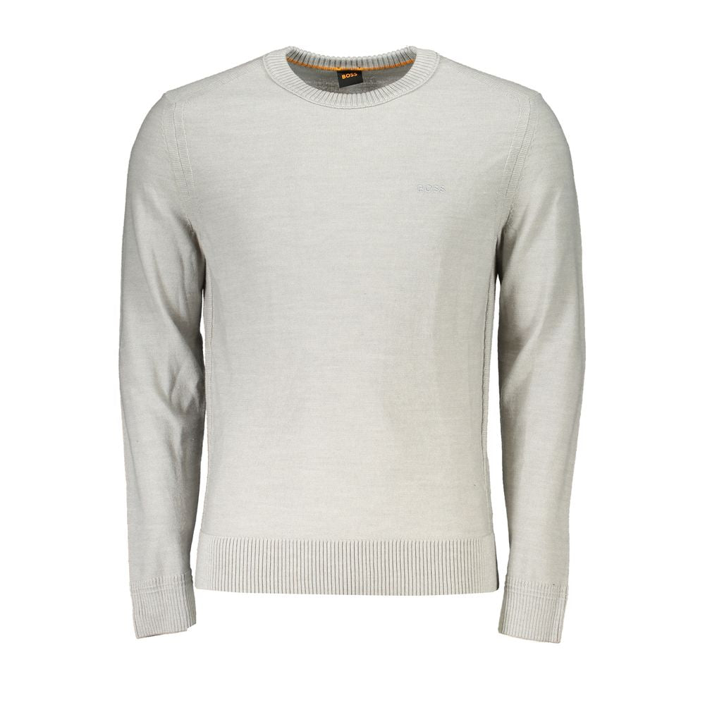 Elegant Crew Neck Woolen Sweater