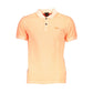 Sleek Slim Fit Polo Shirt in Vibrant Orange
