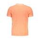 Sleek Slim Fit Polo Shirt in Vibrant Orange