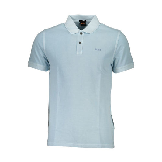 Sleek Slim-Fit Light Blue Polo Shirt