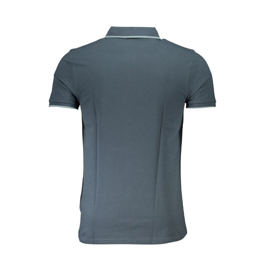 Sleek Cotton Polo with Contrast Accents