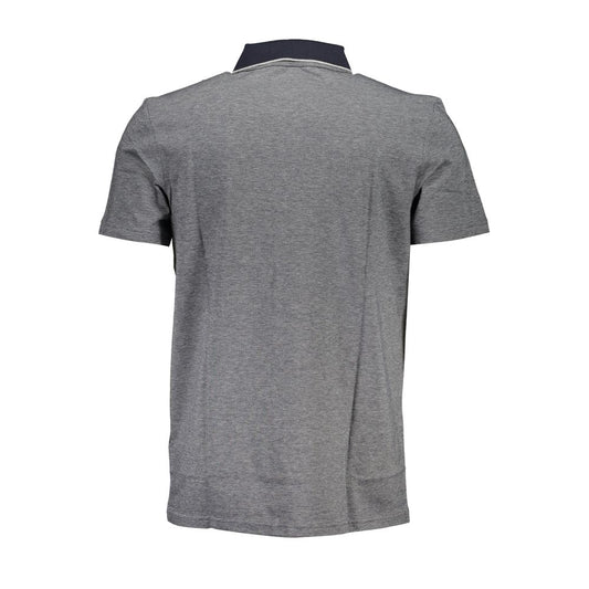 Sophisticated Short-Sleeved Blue Polo