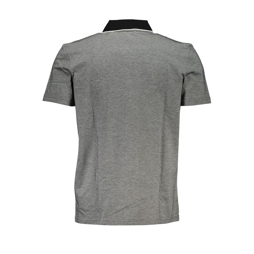 Sleek Short Sleeve Polo with Contrast Details