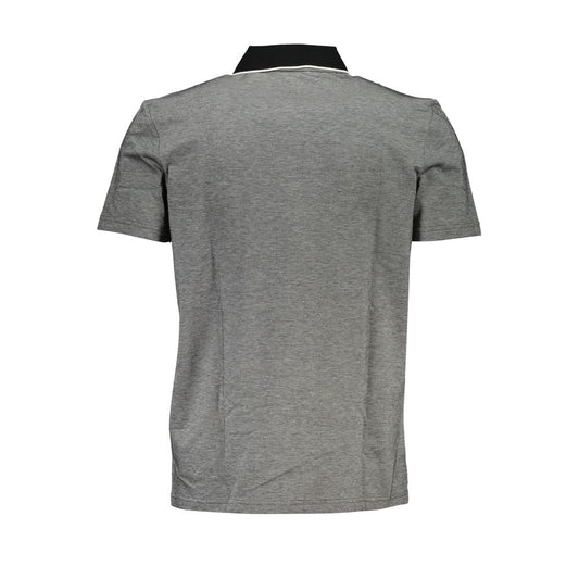 Sleek Short Sleeve Polo with Contrast Details