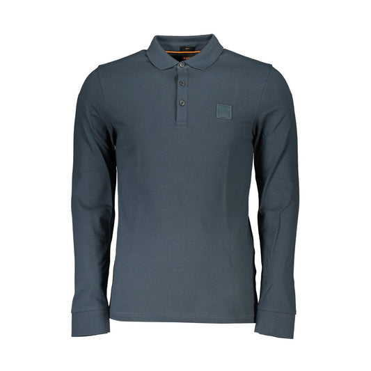 Elegant Long-Sleeved Slim Fit Polo Shirt