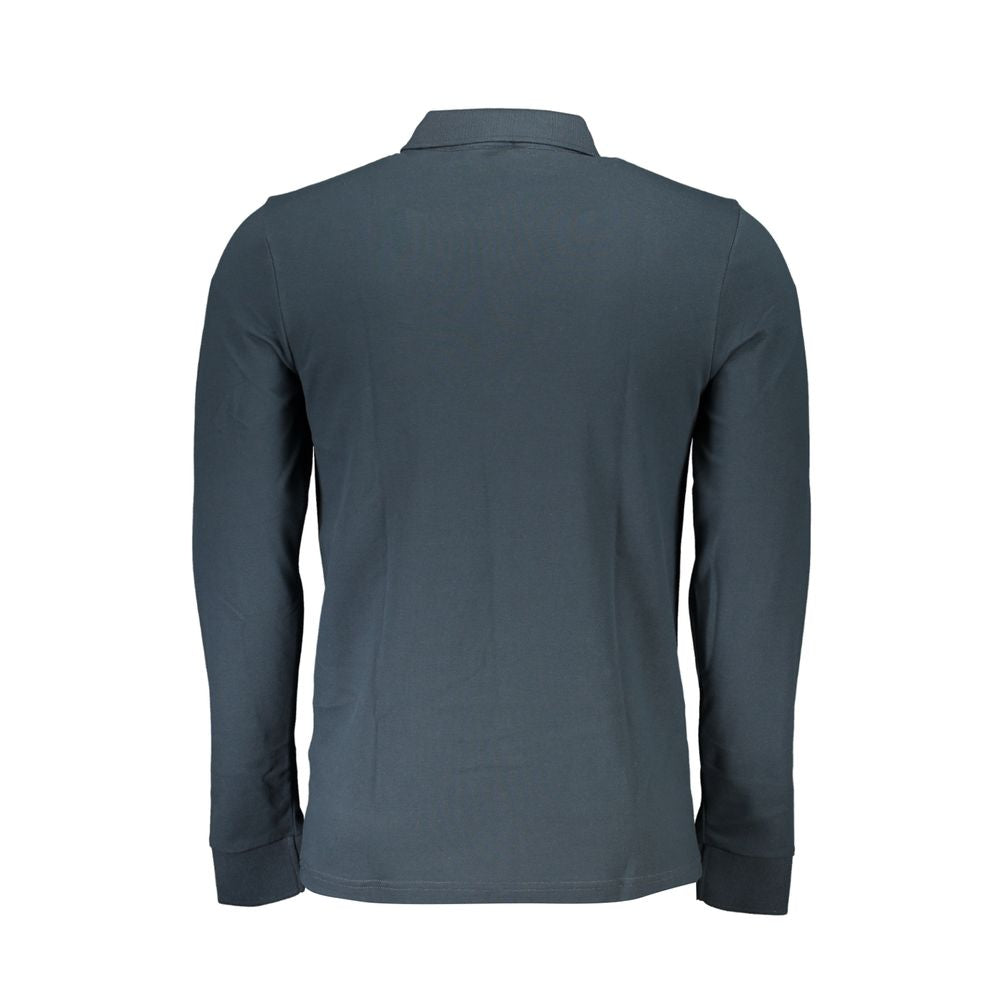 Elegant Long-Sleeved Slim Fit Polo Shirt