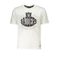 Sleek Crew Neck Designer Tee with Print Detail