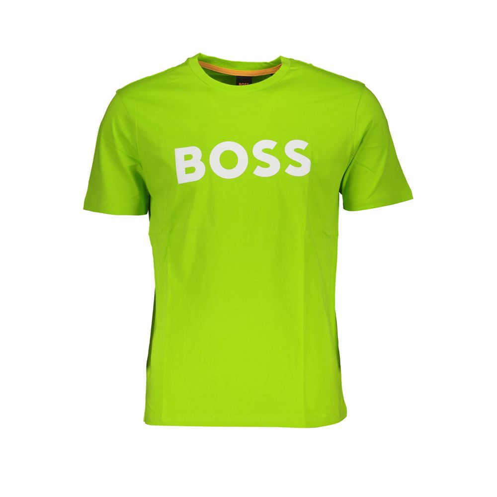 Eco-Friendly Organic Cotton Tee in Lush Green