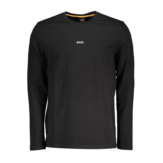 Sleek Cotton Blend Long Sleeve Tee