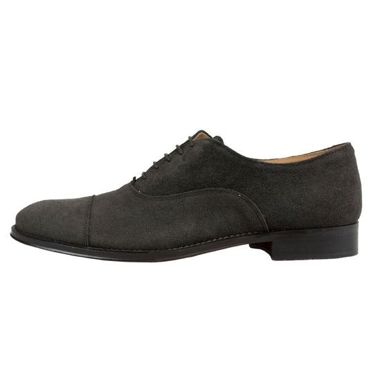 Elegant Dark Brown Suede Formal Shoes