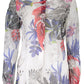 Elegant Silk Long Sleeve White Shirt
