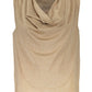 Chic Gold Wide Shoulder Tank Top