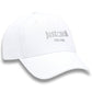 Chic Embroidered Cotton Visor Cap